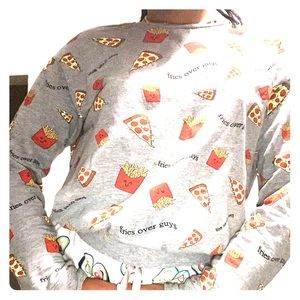 H&M DIVIDED CREWNECK